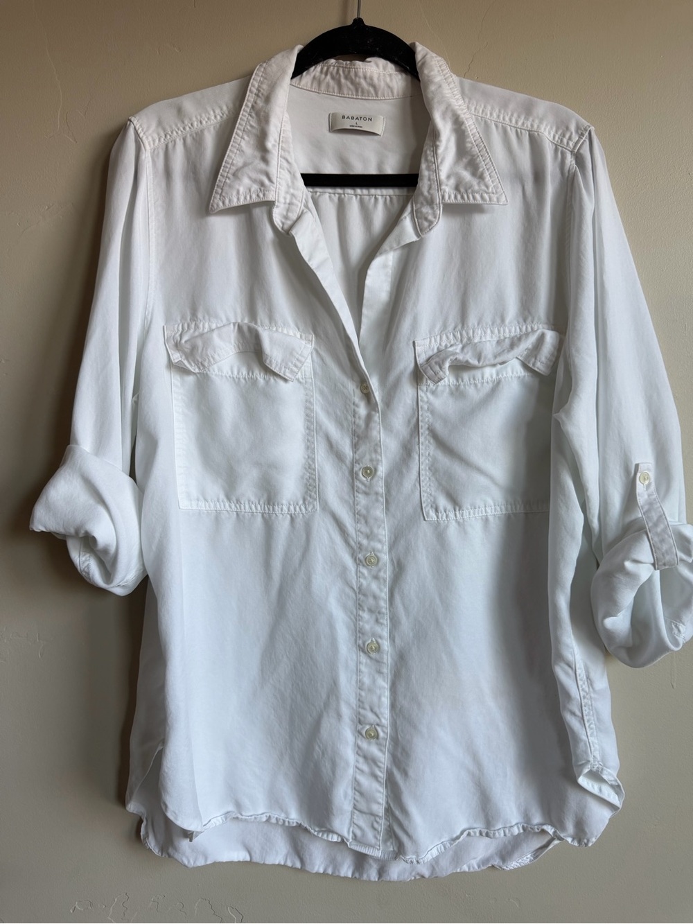 Women’s Babaton (Aritzia) Collared Button Down Size Large